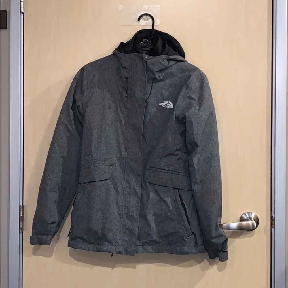 The North Face Grey Skiing Outdoor Jacket
